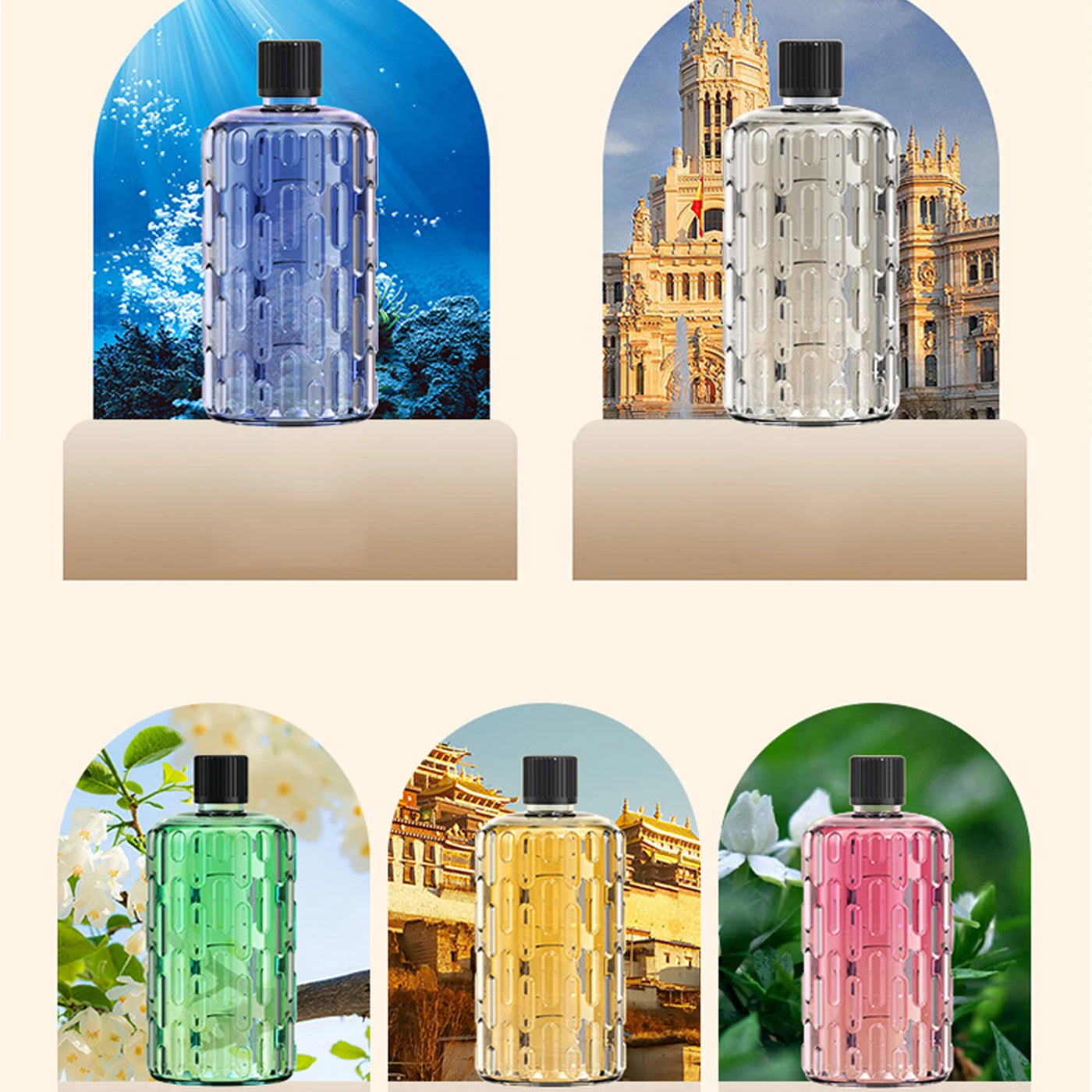 Diffuser Essential Oils Relaxing Quality 50ml Calming Aroma Scented Oils for Home Diffusers Laundry Humidifiers Household Scents