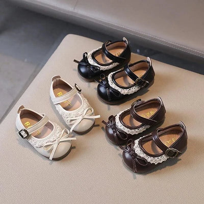 Soft Leather Flat Shoes For Toddlers and Children | Spring Autumn | Princess Casual Walking Shoes | Kids Girls Fashion