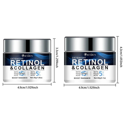 15% hyaluronic acid and 5% kojic acid moisturizer, rich in glycerin and retinol, tender, brighten, firm and improve rough skin