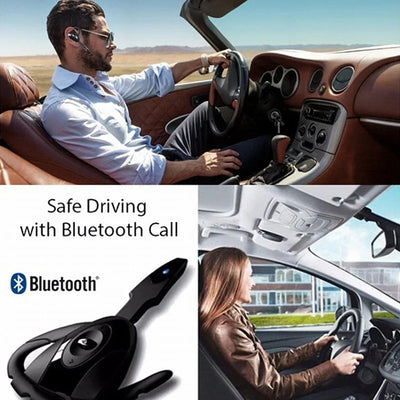 Wireless Noise-Canceling Earbuds with Built-In Microphone Bluetooth-Compatible Smartphones Tablet Headset Car