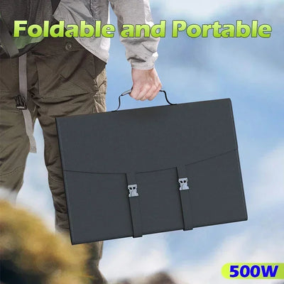 Flexible, Foldable, High Efficiency Solar Panel, Travel & Phone & Boat, Portable 12V 2000w 1500w 1000w 500w Solar Panel Kit