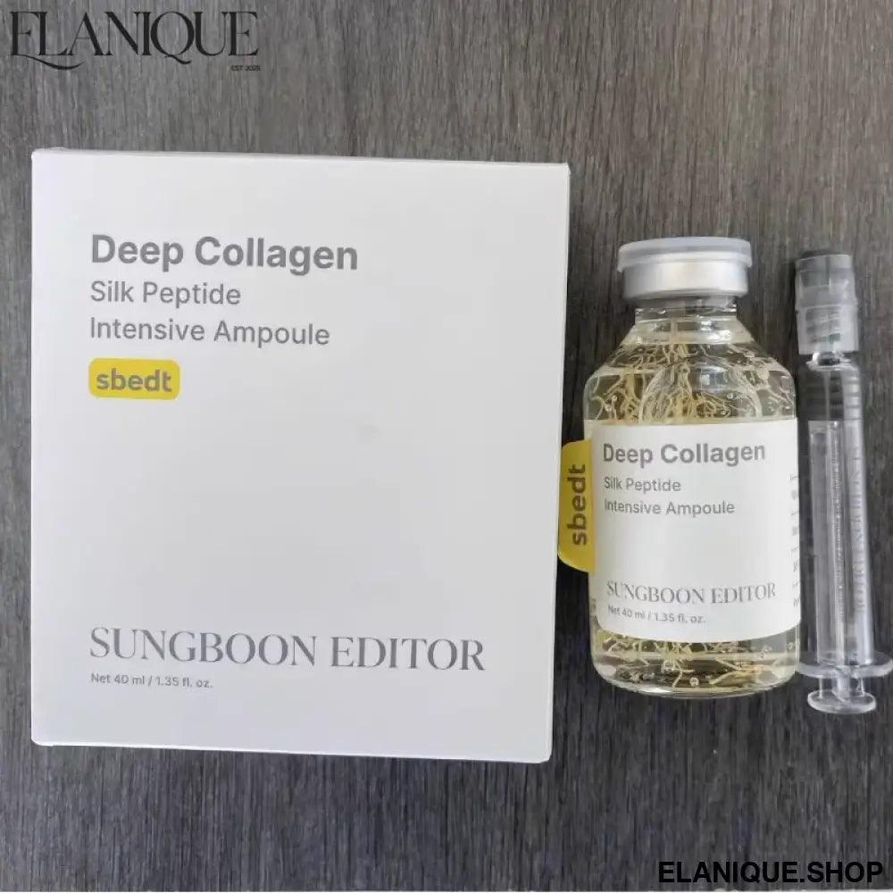 Korean Silk Collagen Peptide Serum Set – Deep Moisturiser & Retinol Capsule Cream