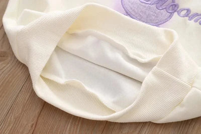 Cartoon Rabbit Long-Sleeved Sweater Two-Piece Baby girl clothes | Children's Spring and Autumn Clothes'