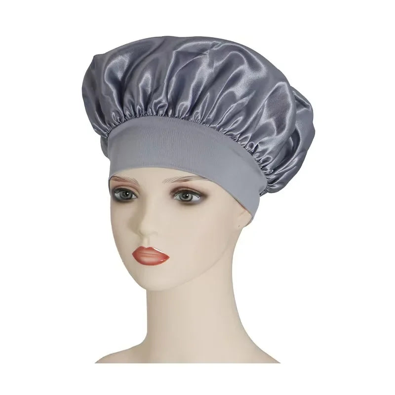 Satin Bonnet Hair Bonnet for Sleeping,Silk Bonnets for Black Women with Elastic Soft Band for Hair Care