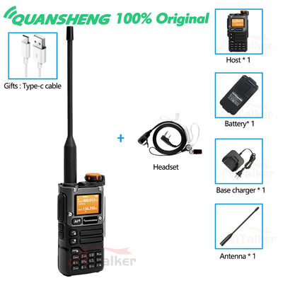 Quansheng UV K5 (8) Walkie Talkie Portable Am Fm Two Way Radio Commutator Station Amateur Ham Wireless Set Long Range Receiver