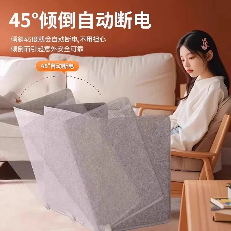 220V Electric Foot Warmer Under Desk Heating Pad for Winter Office Warm Feet BDW