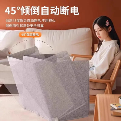 220V Electric Foot Warmer Under Desk Heating Pad for Winter Office Warm Feet BDW