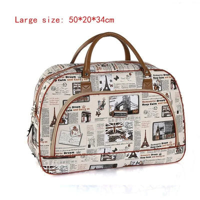 Fashion Cartoon Print Travel Bags for Women
