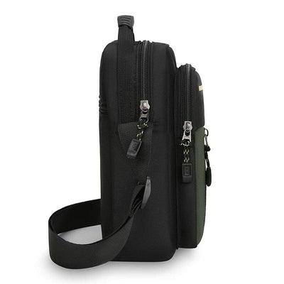 Men Crossbody Bag Single Shoulder Bags Big Capacity Storage Bag Fashion Multi-Pockets Business Crossbody Bags
