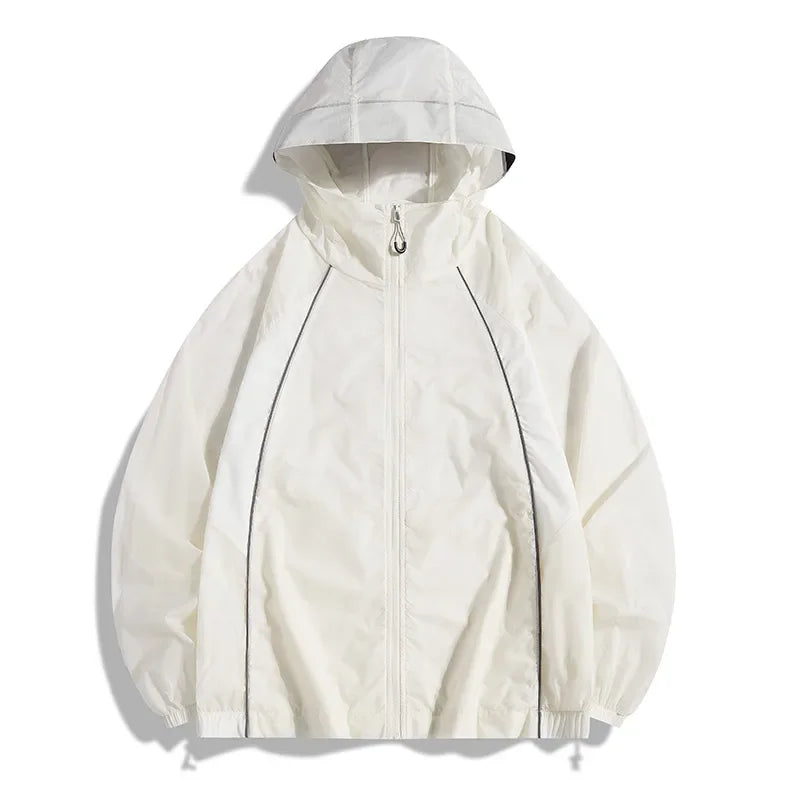 Summer Sun Jackets Men's Outdoor Cycling Clothing Quick Dry UV Skin Coat Women Sports Sun Protection Hiking Camping Windbreaker