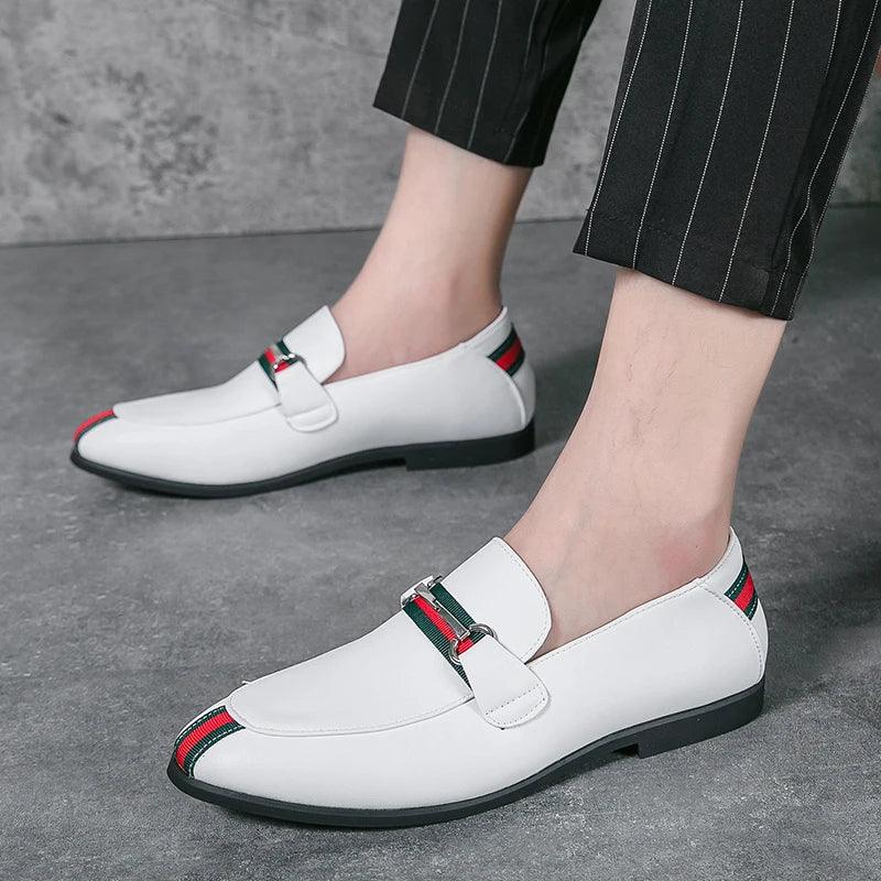 2024 high-end oversized men's Oxford shoes, breathable British wedding groom business soft sole casual shoes
