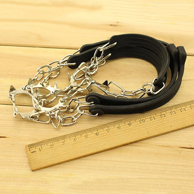 6 Teeth Climbing Crampons Anti-Slip Mountaineering Cleats Unisex Snow Claw Shoe Covers Walking Hiking Accessories