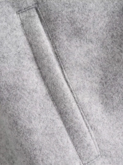 Women's Soft Bomber Jacket High Collar Long Sleeve Zipper Front Pocket