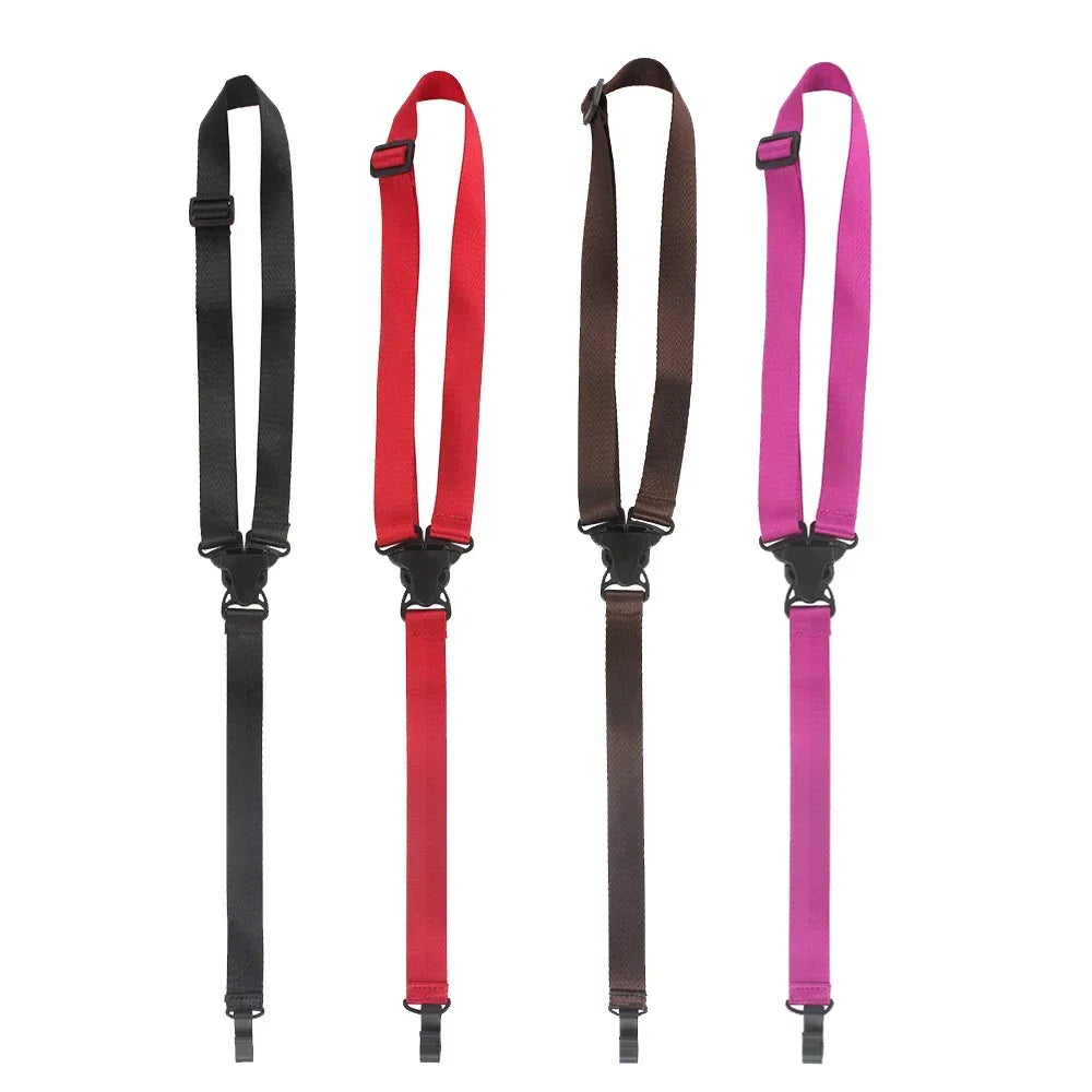 Ukulele Adjustable Strap Colorful Nylon Carabiner Hawaiian Guitar Strap Stringed Instrument Accessories Ukulele Strap