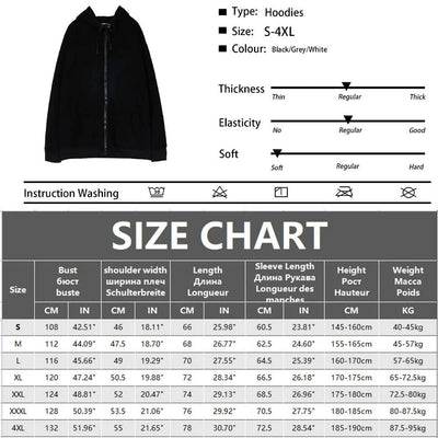 Fashion Zipper Hoodies Women/Men Fashion Long Sleeve Hooded Sweatshirt Casual Autumn Winter Sportwear Solid Clothes