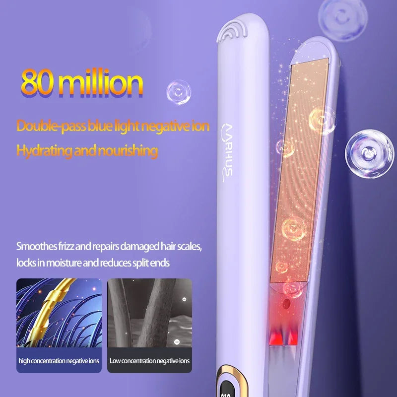 Women's Electric Hairbrush For Xiaomi Straight Hair Curly Hair 2 in 1 Negative Ion Hair Care 10 Seconds Quick Heating Hairbrush