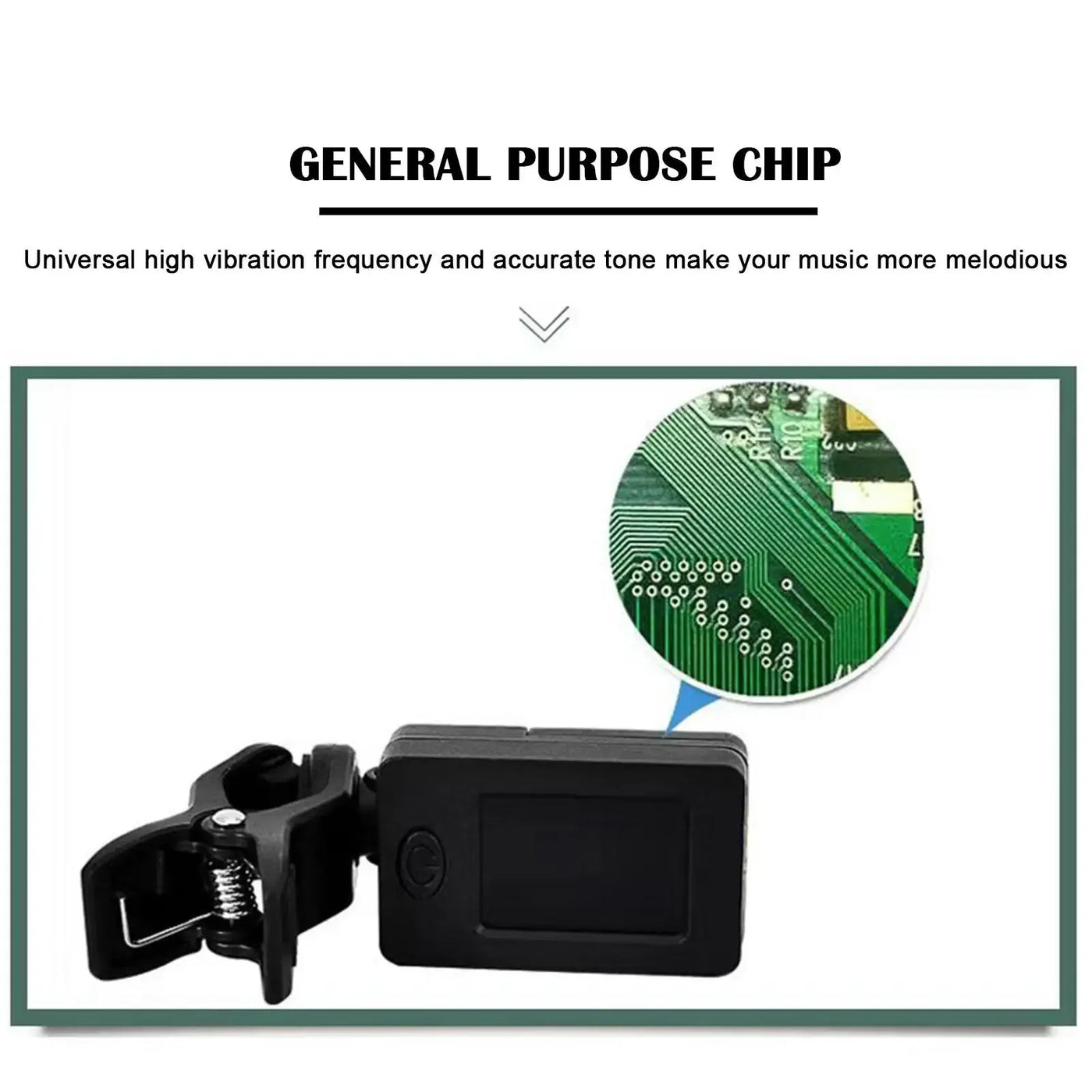 Guitar Tuner For All Instruments Clip On Electronic Tuner For Guitar Bass Ukulele Violin Mandolin Banjo Digital Guitar Tuner