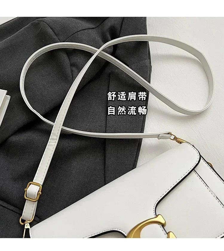 Luxury - grade 2025 women’s exclusive small square shoulder bag - solid - color aesthetic niche - style design& daily