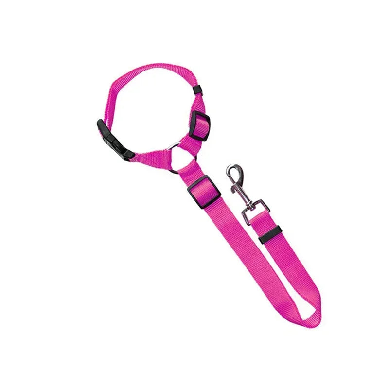 Universal Practical Dog Cat Pet Safety Adjustable Car seat Belt Harness Leash Travel Clip Strap Lead Pet Car Safety Belt