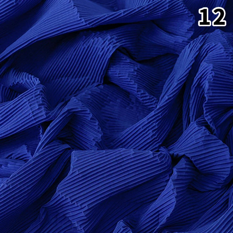 Wrinkled Texture Fabric Background Printmaking Material DIY Wedding Celebration Women Dress Suit Diy Sewing Material