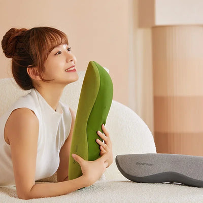 Multi Functional Smart Cervical Stretching Hot Compress Pillow for Neck Protection Kneading & Massage Pillow for Neck & Waist