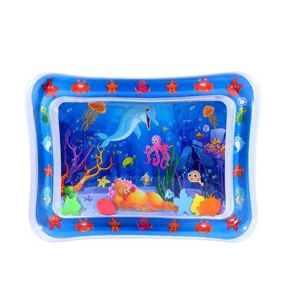 Baby Inflatable Cushion Water Play Mat Toy Infant Tummy Time Playmat  Fun Activity Education Toys for Boys Girls Birthday Gift