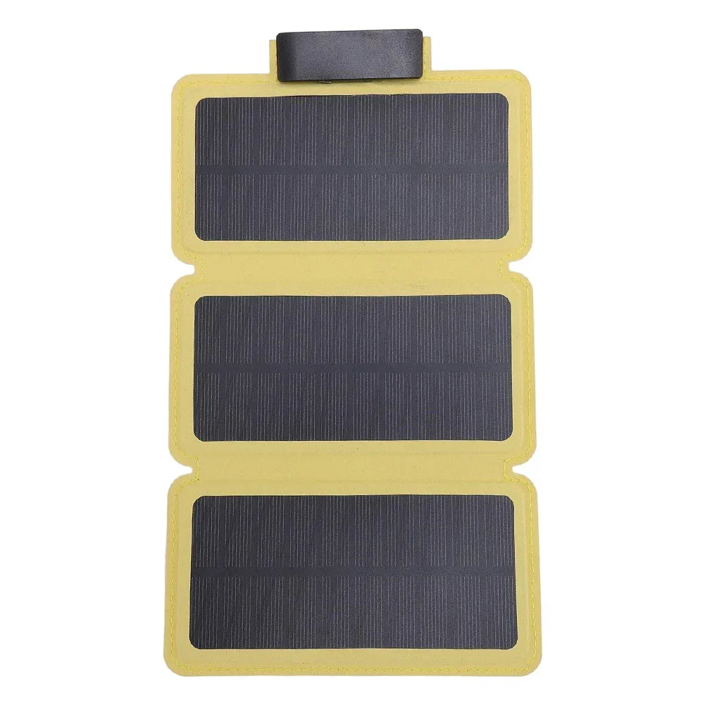 Outdoor Foldable Solar Panel Lightweight Portable Solar Power Bank USB Solar Charging Panel for Camping Hiking Picnic Climbing
