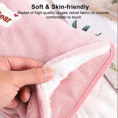 Hand Warmer Electric Hot Water Bag Soft Hand Heater Fast Heating Warm Water Bag Winter Rechargeable Warm Hand Bag Hands Warmer