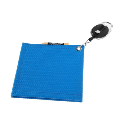 1PC Golf Club Wipes Cleaning Towel Portable Retractable Rope Soft PU Material Accessories Women Tools Kit