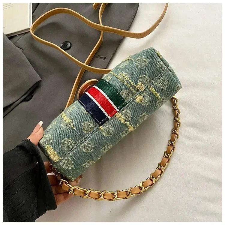 Luxury - grade 2025 women’s niche - designed cowboy - cloth bags - fashion - forward crossbody shoulder & under - arm
