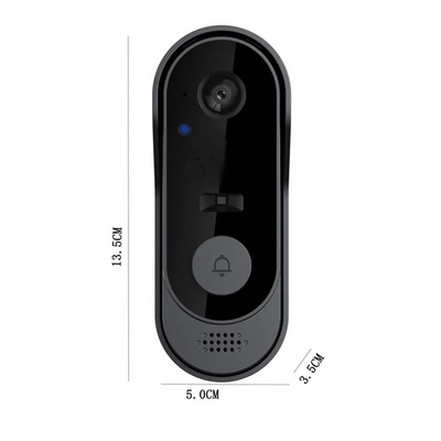 Wifi Doorbell Camera   With Night Vision Motion Detection And Remote Video Call  For Home Apartment  Door Peephole Viewer