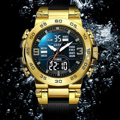 High-End Sports Watch for Teens - Multifunctional, Luminous Alarm, Digital Display,Battery Operated, Digital Movement Watch