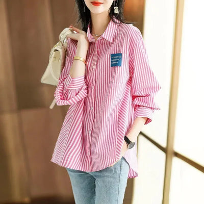 Office Outfits Dress Shirts Woman Top Wear To Work Simplicity Pink & Blouses Women Formal Fine Elegant Offer Youthful Emo Basic