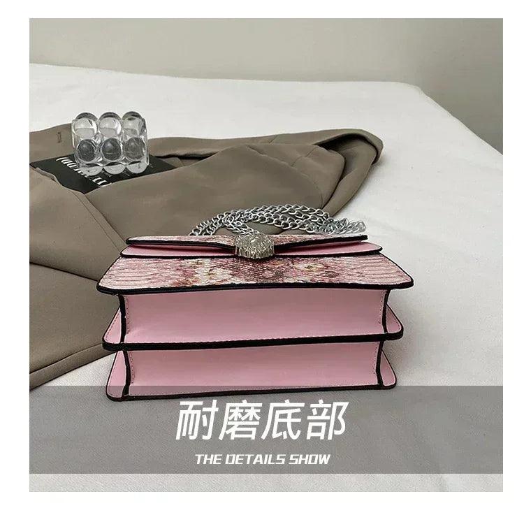 Designer messenger bag for women high-quality leather elegant shoulder classic handbag fashionable