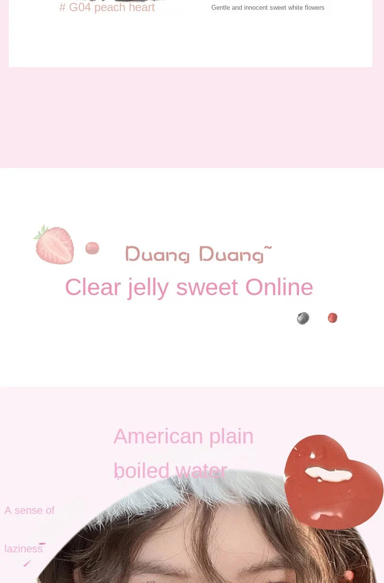 Gogotales Mirror Lip Gloss Moisturizer Shiny and Vegan Korean Vegan Liquid Lipstick Lip Jelly Plumper Gloss PROFESSIONAL MAKEUP