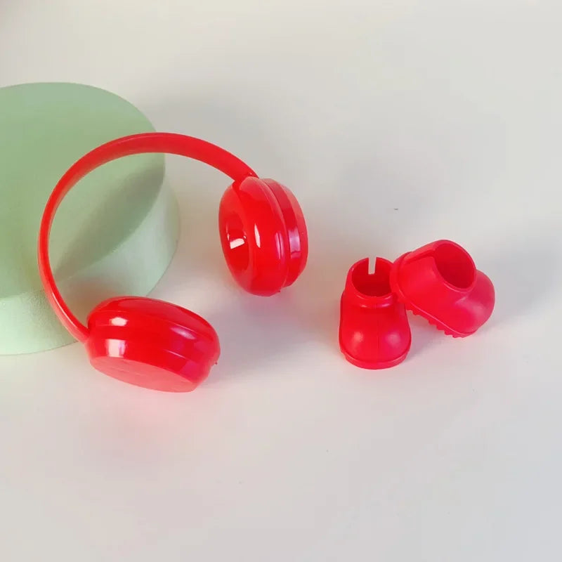 For LABUBU Clothes Handmade Sequins, two-piece tops and trousers labubu accessories Headphones Shoes Accessories (no dolls)