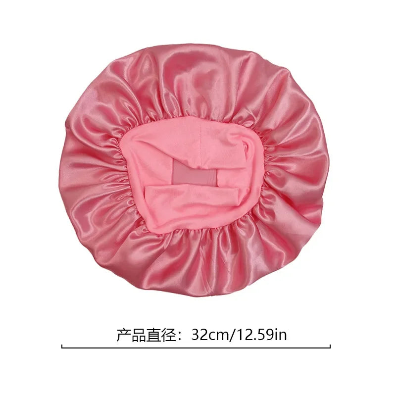 Satin Bonnet Hair Bonnet for Sleeping,Silk Bonnets for Black Women with Elastic Soft Band for Hair Care