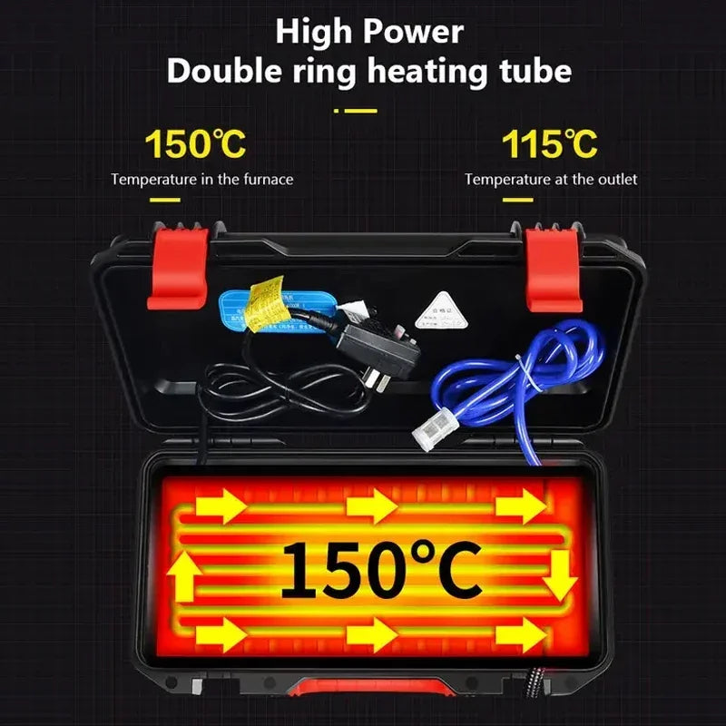 Pressurized Handheld High Steamer Cleaning, Multipurpose Steam Cleaner for Kitchen Hood Remove Grime,Grease,Air Condition,Car