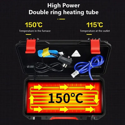 Pressurized Handheld High Steamer Cleaning, Multipurpose Steam Cleaner for Kitchen Hood Remove Grime,Grease,Air Condition,Car