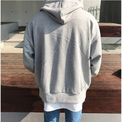 Fashion Zipper Hoodies Women/Men Fashion Long Sleeve Hooded Sweatshirt Casual Autumn Winter Sportwear Solid Clothes