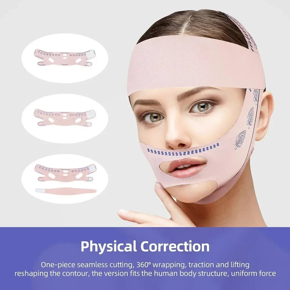 Face Slimming Bandage Women Face Lifting Belt V Line Shaper Chin Cheek Lift Up Anti Wrinkle Strap Facial Beauty Skin Care Tools