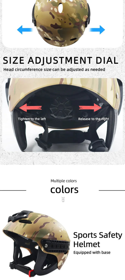 Outdoor Rock Climbing Helmet Speleology Mountain Rescue Equipment To Expand Safety Helmet Caving Work Helmet