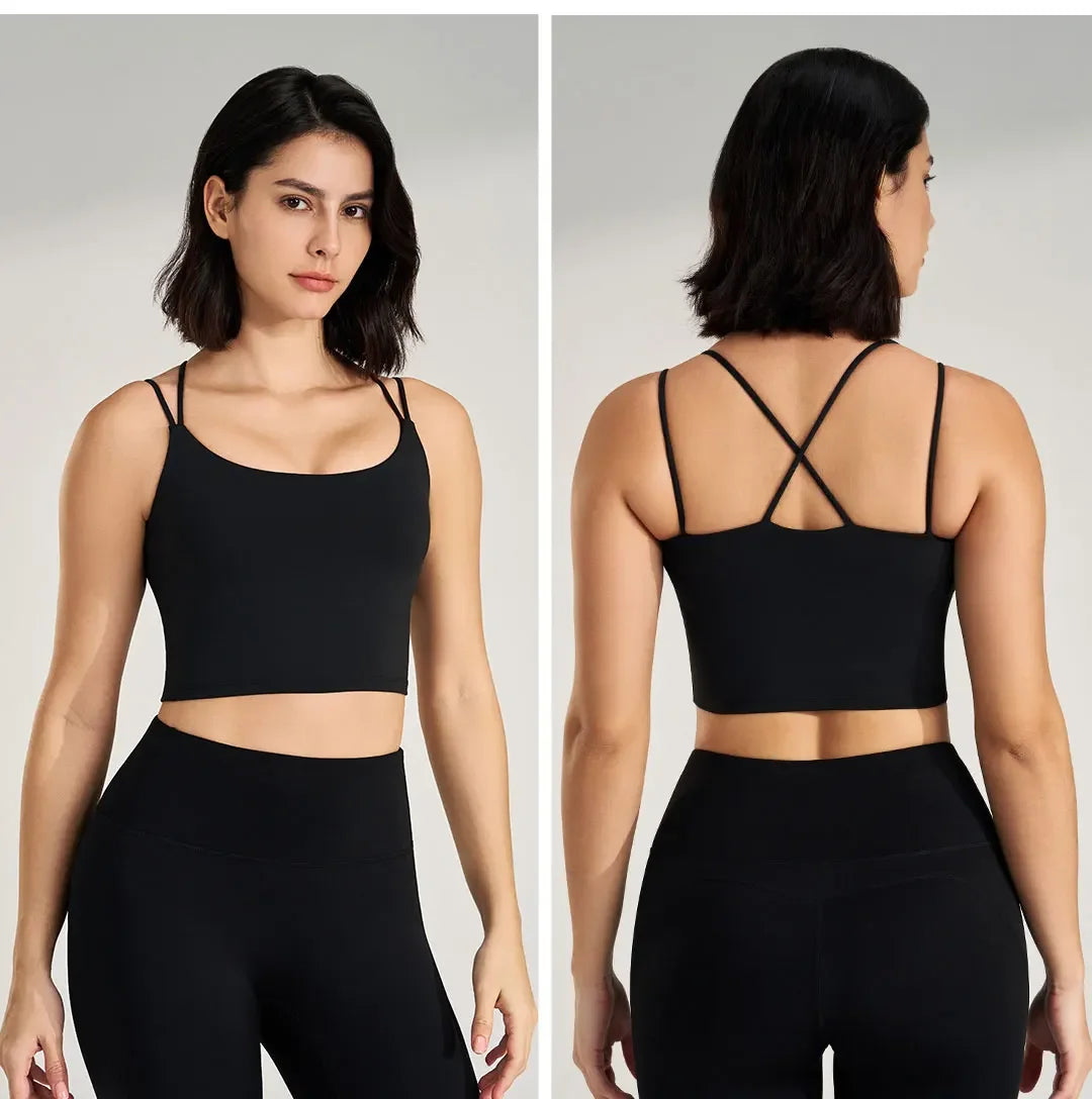 Women's sexy yoga sling bra