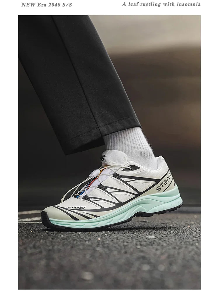 Athletic Shoes For Men Outdoor Hiking Boots New Product Fashion Men Casual Shoes Light Running Sneakers Breathable Elastic Band