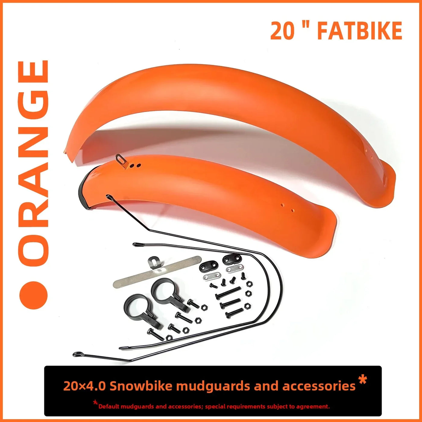 20-Inch 4.0 Snow Bike Muuard Full Coverage Lithium- Bicycle Mud Flap Fat Tire Bike All-Mountain Off-Road ible