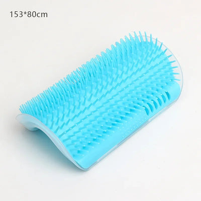 Cat Massage Tool Pet Hair Removal Massage Comb Wall Corner Self Cleaning Rubbing Brush Cats Toys Pet Beauty Supplies