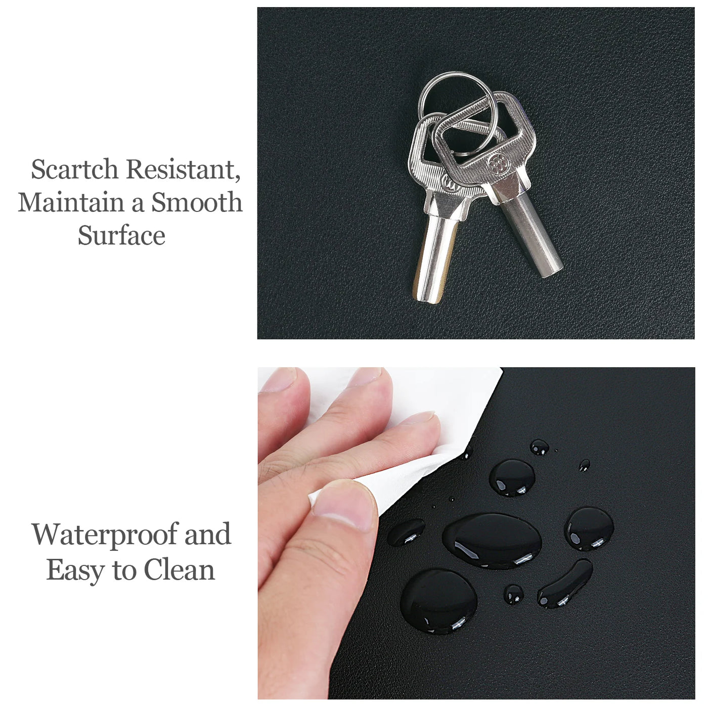 Small Leather mouse pad Non-Slip Gaming Desktop Pu Mouse Pad Waterproof Anti-Scratch Easy To Clean Mat For PC Laptop Desktop