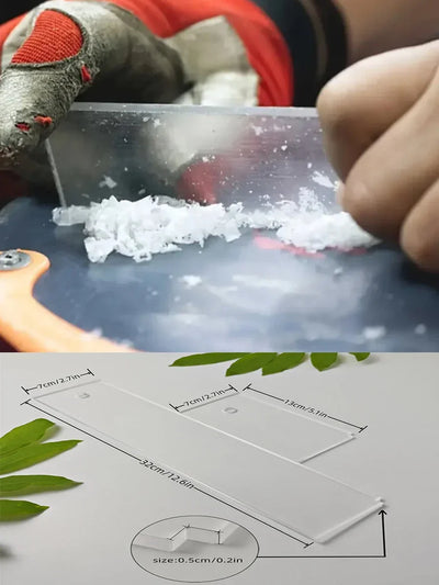 Snowboard Maintenance Wiper, Ski tools，Scraper Snowboard wax scraper, Double Board Waxing Removal Tools Snowboard Wax