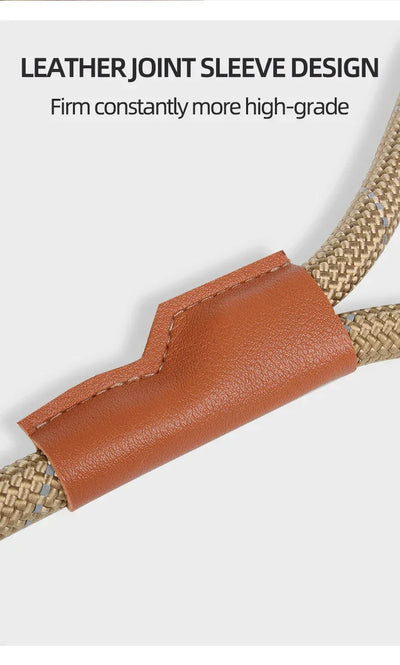 Dog Leash Reflective Lead Dog Pet Leashes Long Lanyard Walking Reflective Traction Rope for Puppy Small Medium Large Dogs