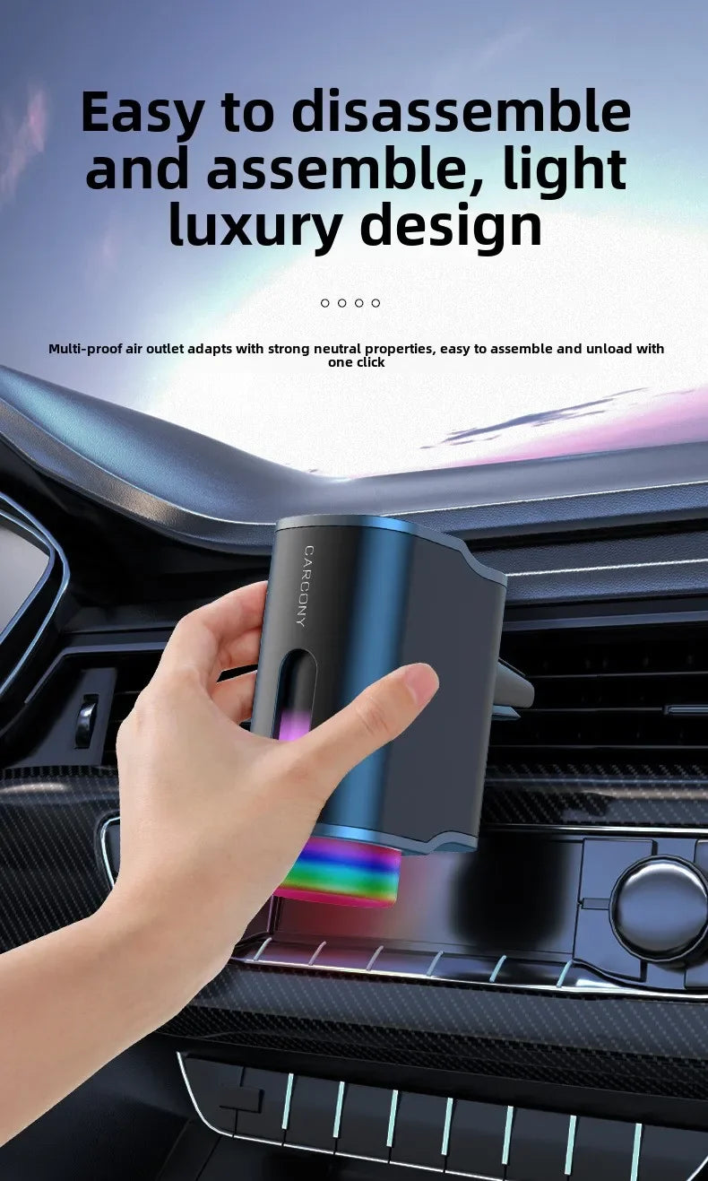 Intelligent Car Electric Air Diffuser Aroma Car Air Vent Humidifier Mist Aromatherapy Car Air Freshener For Removing Odors